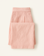 Blush Pink High-Waist Wide-Leg Pants thumbnail 2