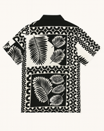 Black & White Tropical Print Shirt thumbnail 2