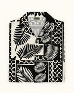 Black & White Tropical Print Shirt thumbnail 3